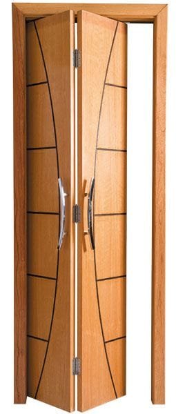 Porta com abertura camarão